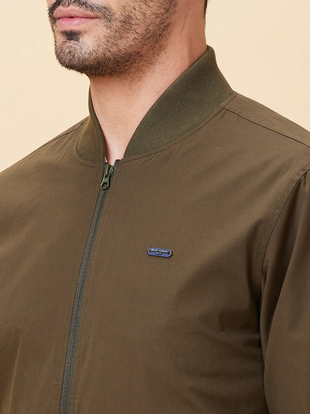 Being Human Clothing Men  Jackets-Olive