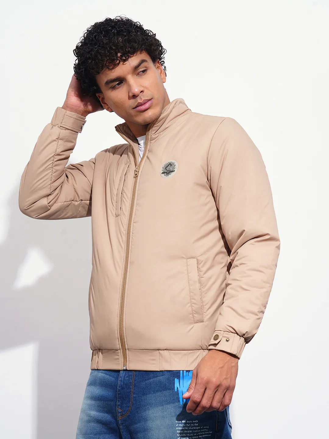 Being Human Clothing Mens-Top Jackets Fawn