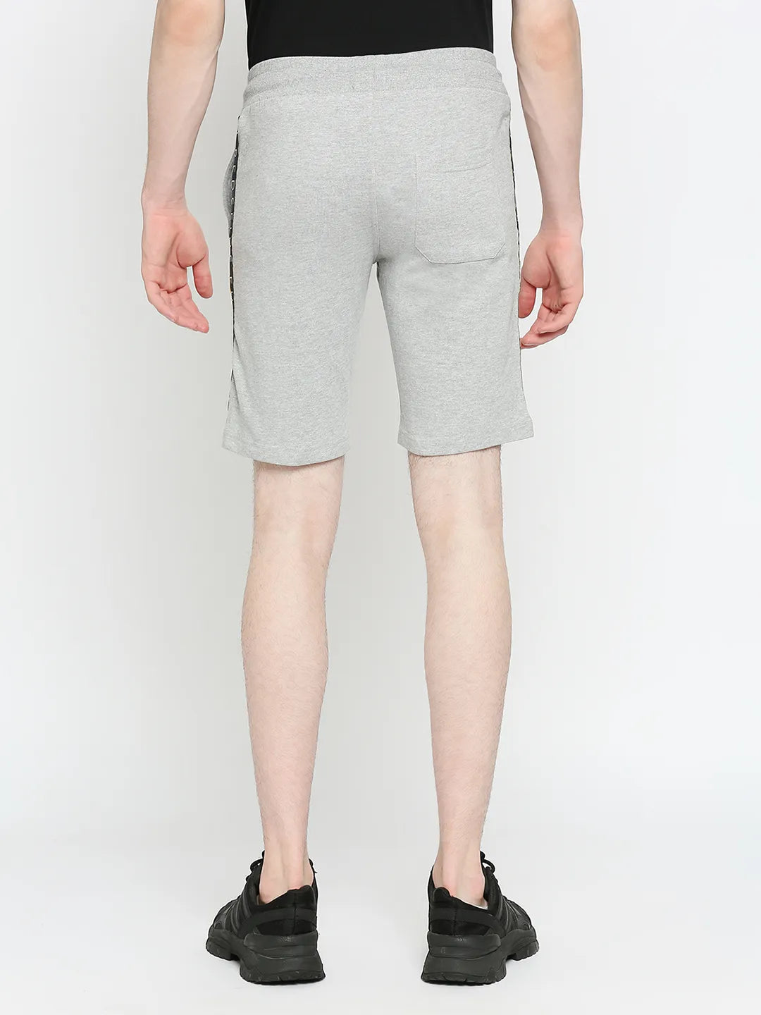 Grey Regular Fit Men's Shorts by Being Human Clothing