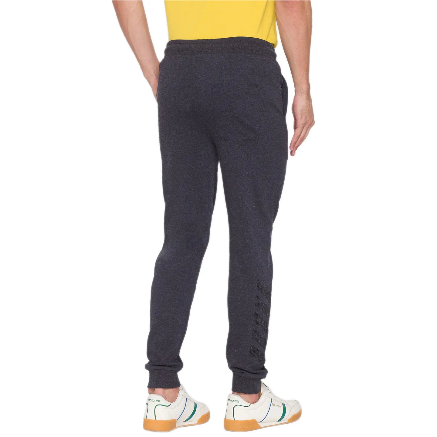 Men Regular Fit Track-Black Mel by Being Human Clothing