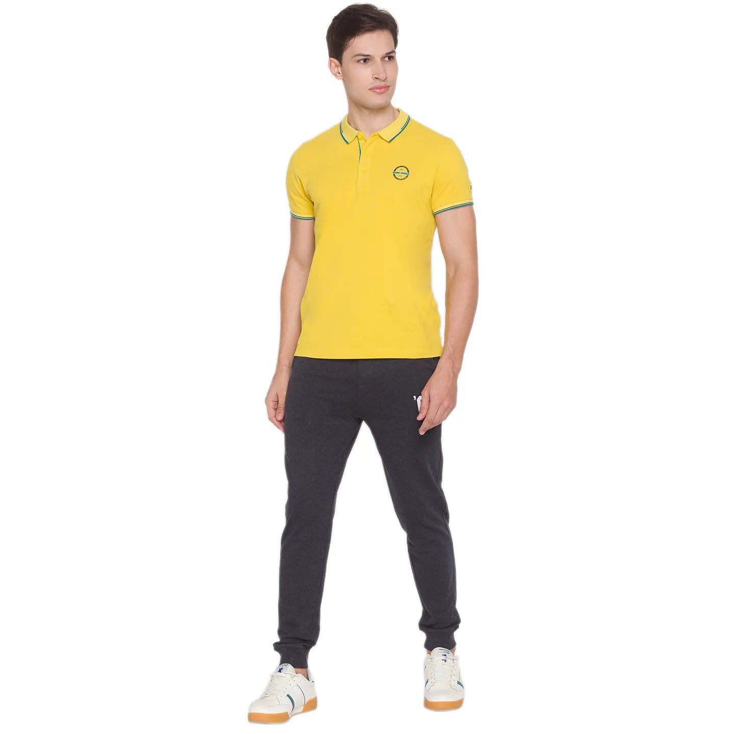 Men Regular Fit Track-Black Mel by Being Human Clothing