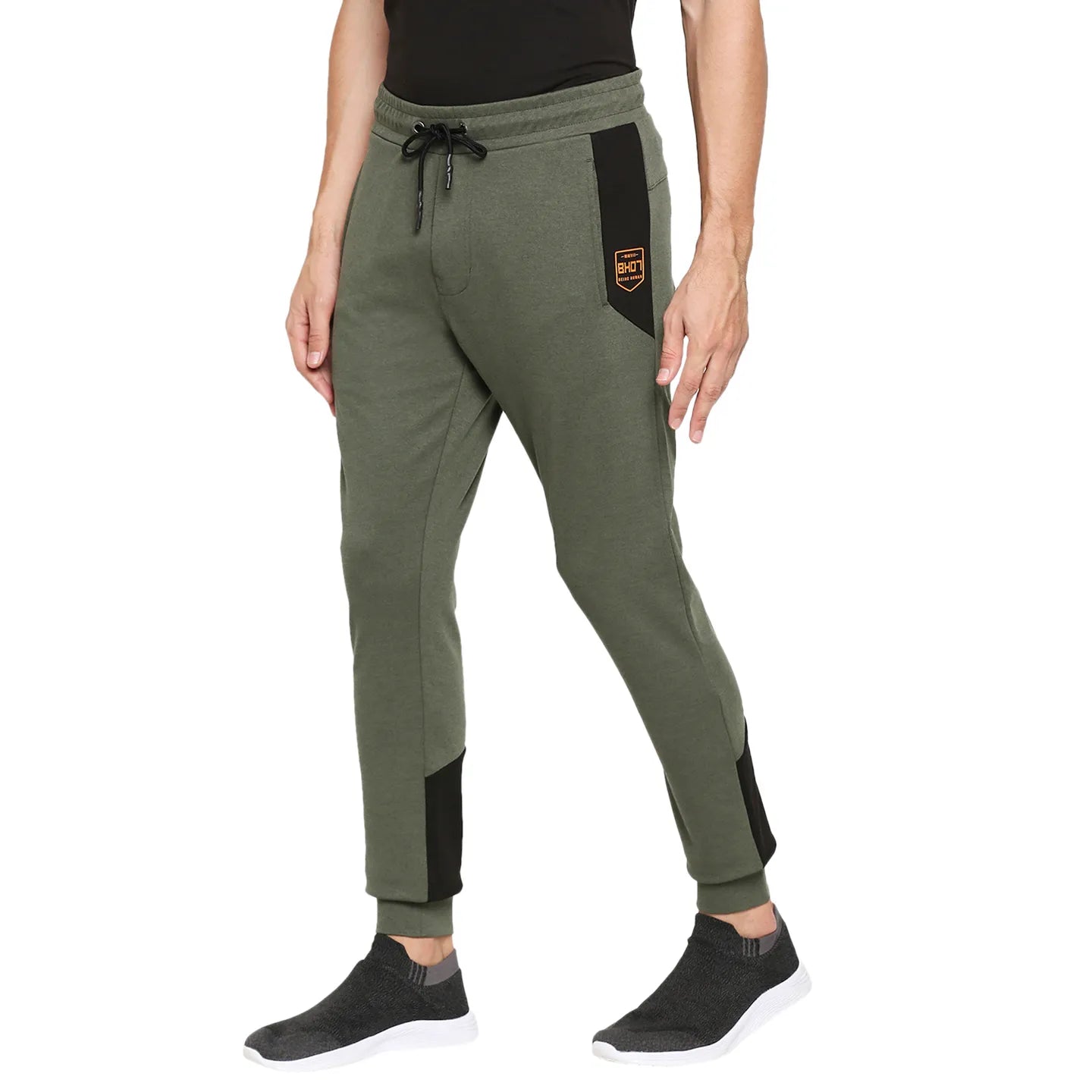 Green Regular Fit Men's Track Pants by Being Human Clothing