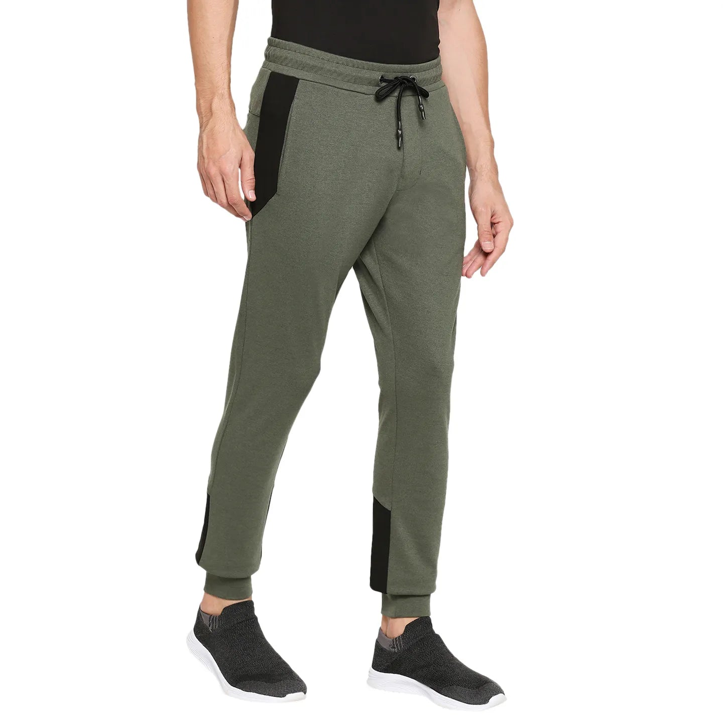 Green Regular Fit Men's Track Pants by Being Human Clothing
