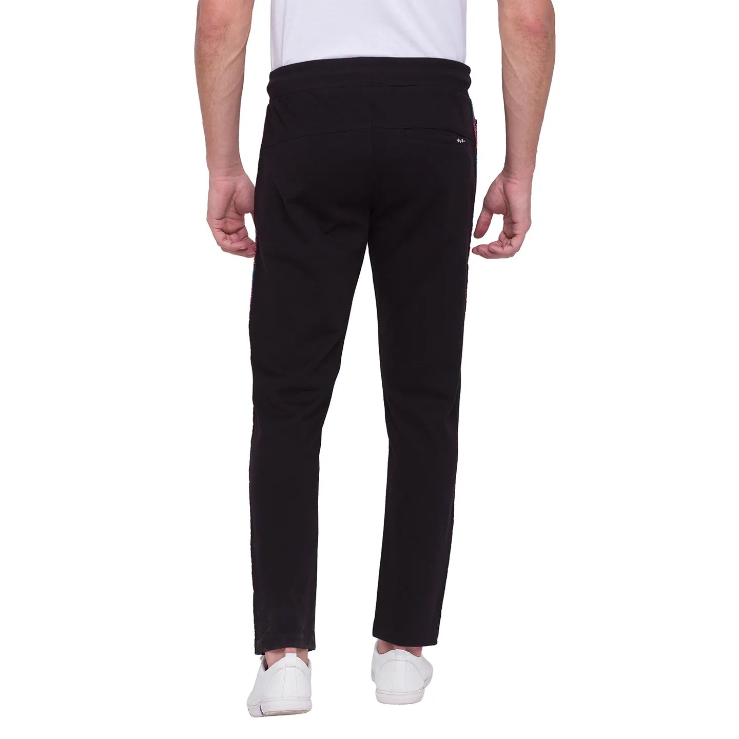 Men Regular Fit Track-Black by Being Human Clothing
