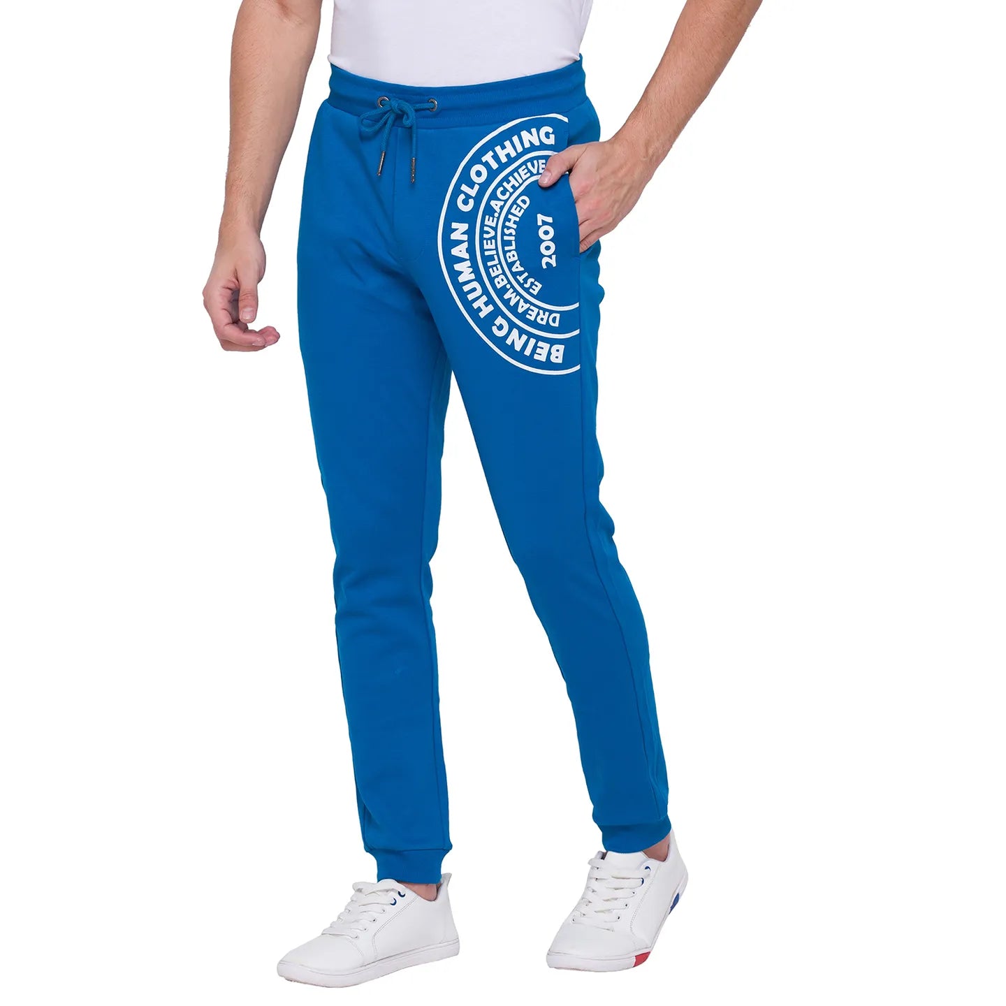 Being Human Clothing Men Regular Fit Track-Marine Blue
