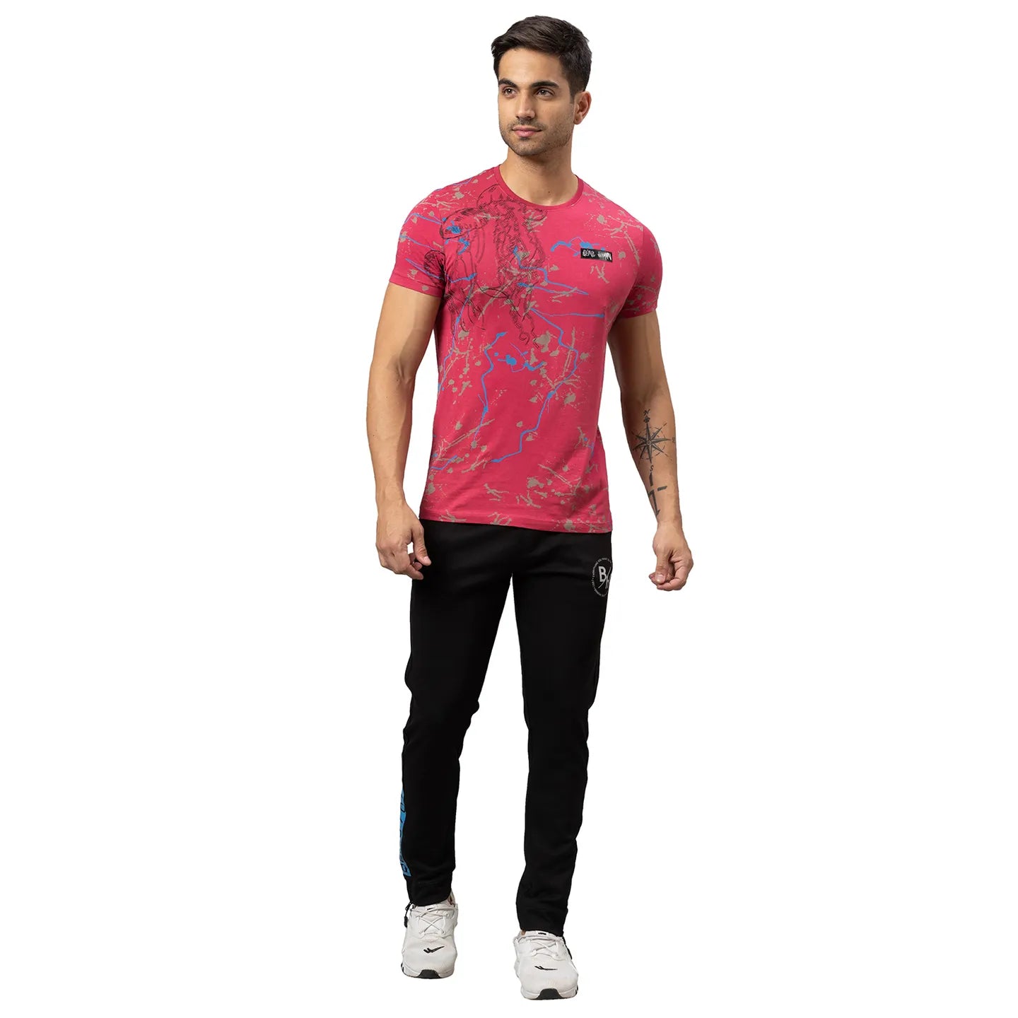 Being Human Clothing Men Regular Fit Track-Black