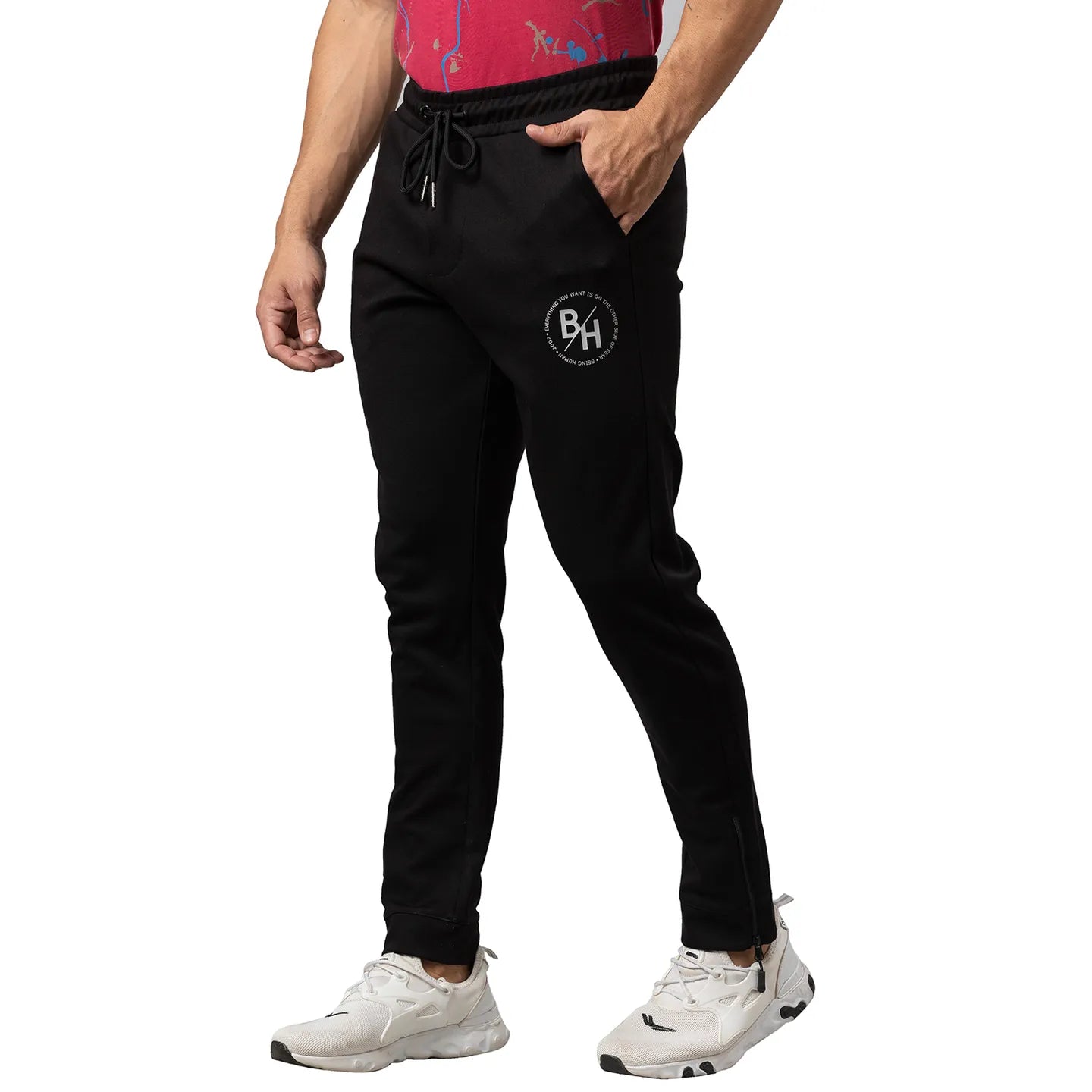 Being Human Clothing Men Regular Fit Track-Black