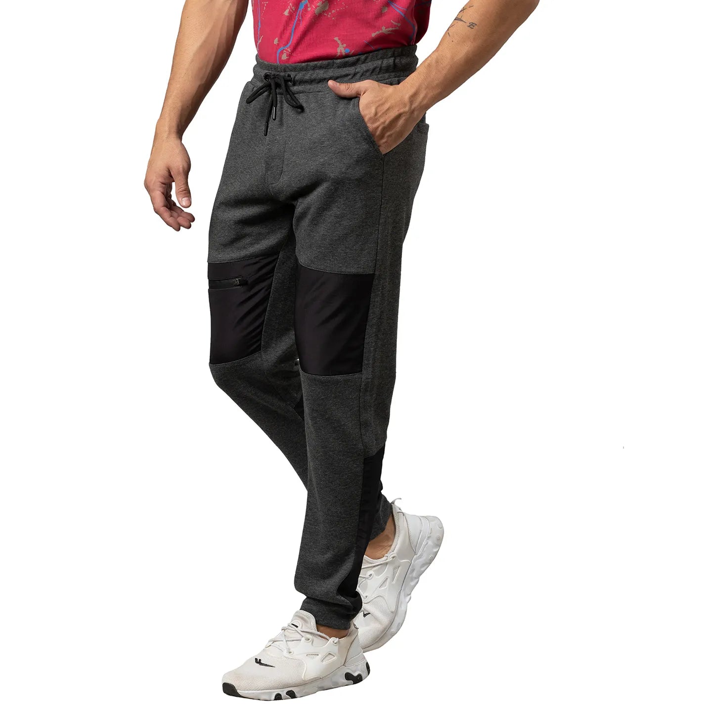 Being Human Clothing Men Regular Fit Track-Anthra Mel