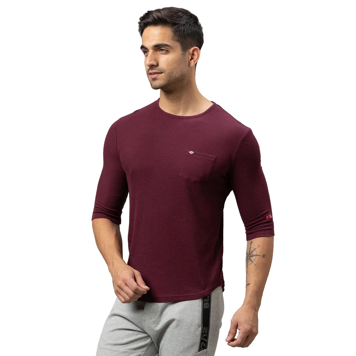 Grey Regular Fit Track Pants For Men By Being Human Clothing