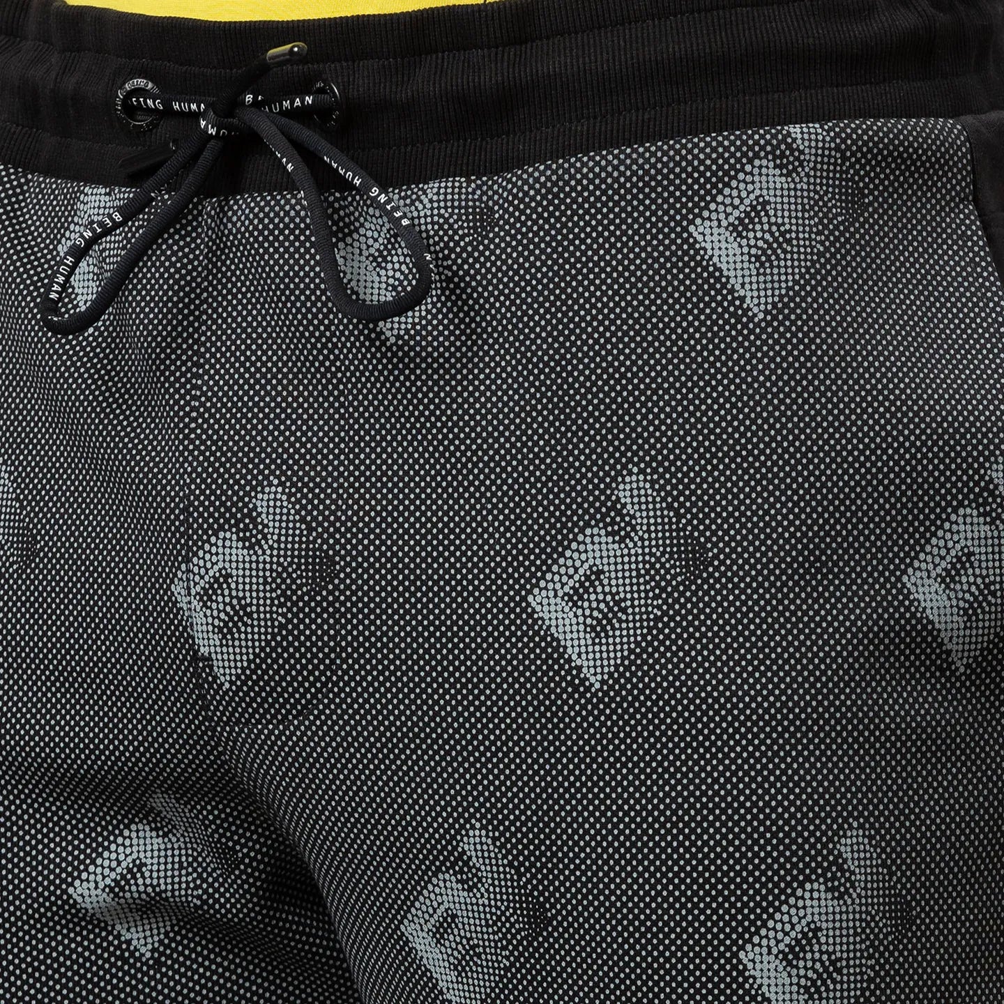 Men Regular Fit Track-Black by Being Human Clothing