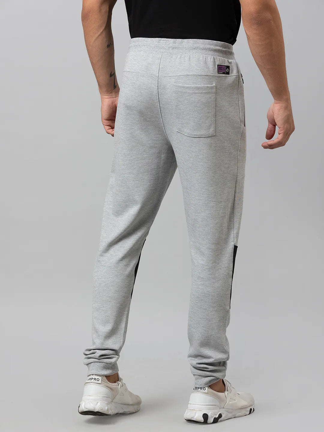 Grey Regular Fit Men's Track Pants by Being Human Clothing