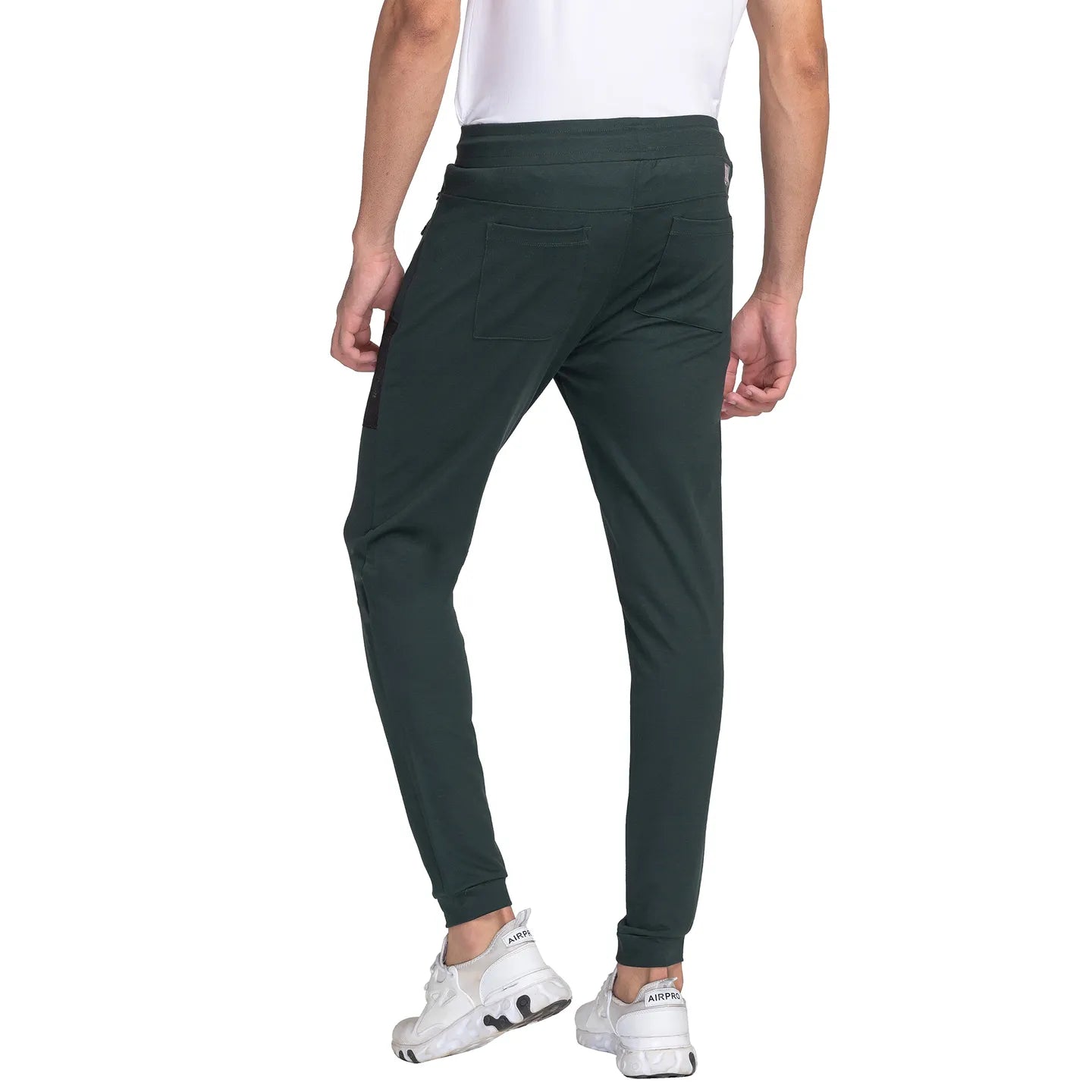 Green Regular Fit Men's Track Pants by Being Human Clothing
