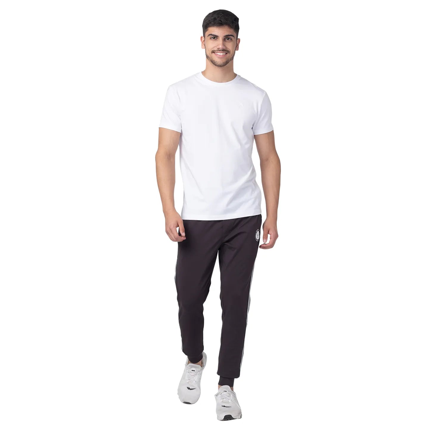 Grey Regular Fit Track Pants For Men By Being Human Clothing