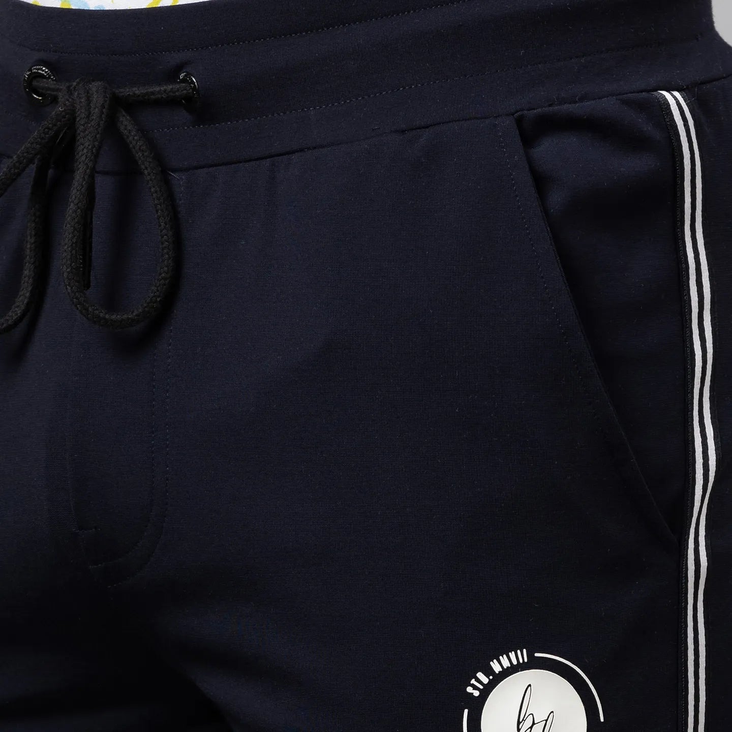 Blue Regular Fit Men's Track Pants by Being Human Clothing