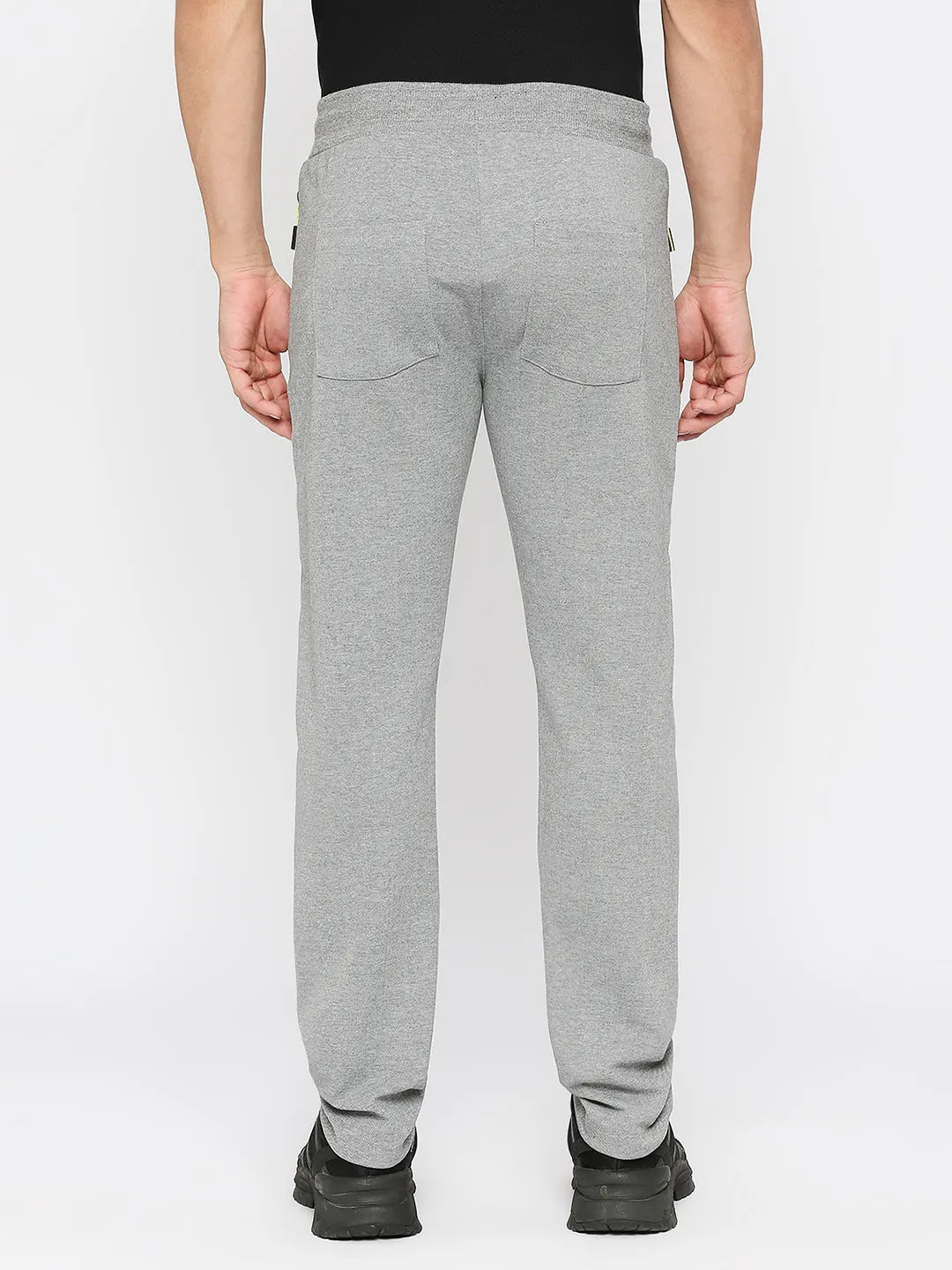 Grey Regular Fit Men's Track Pants by Being Human Clothing