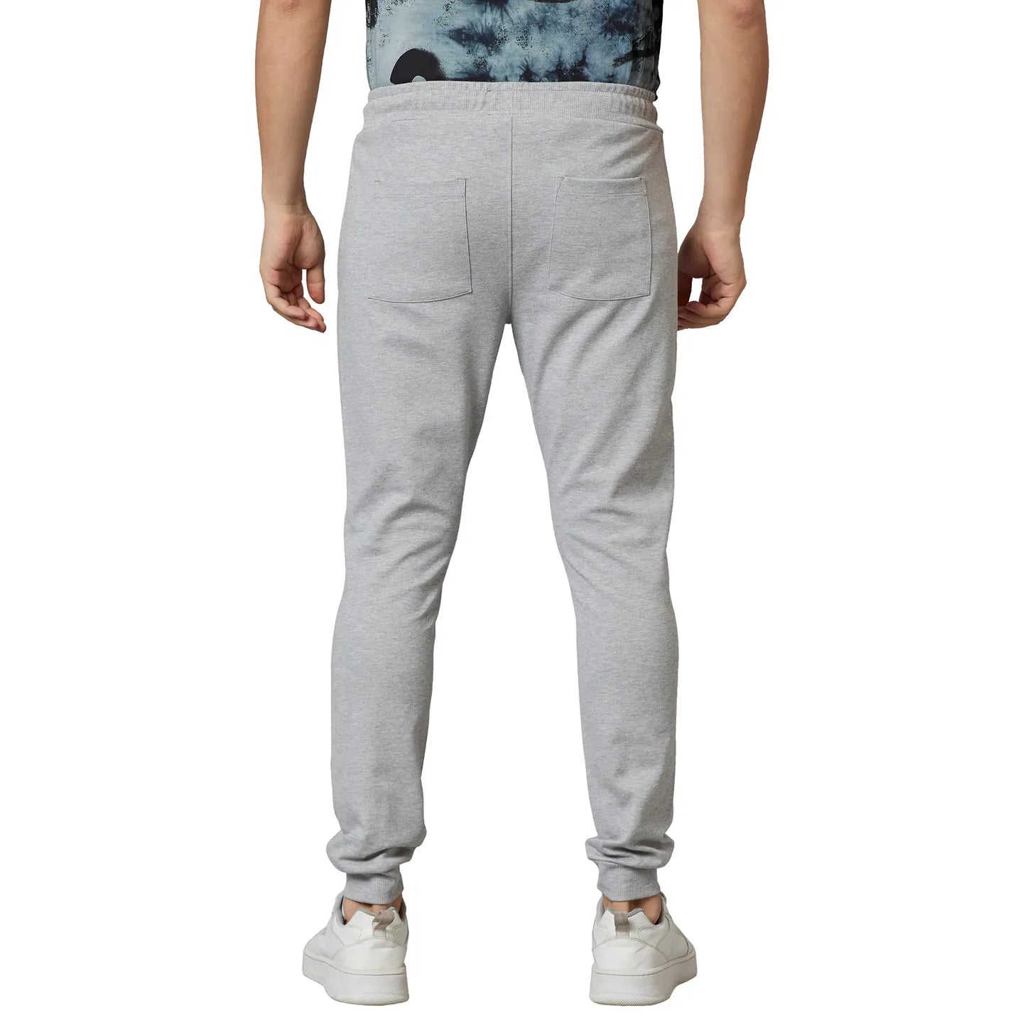 Grey Regular Fit Track Pants For Men By Being Human Clothing