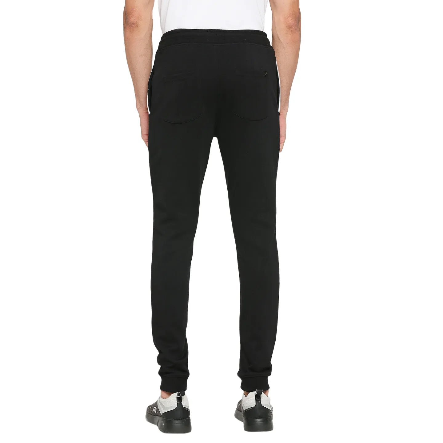 Black Regular Fit Men's Track Pants by Being Human Clothing