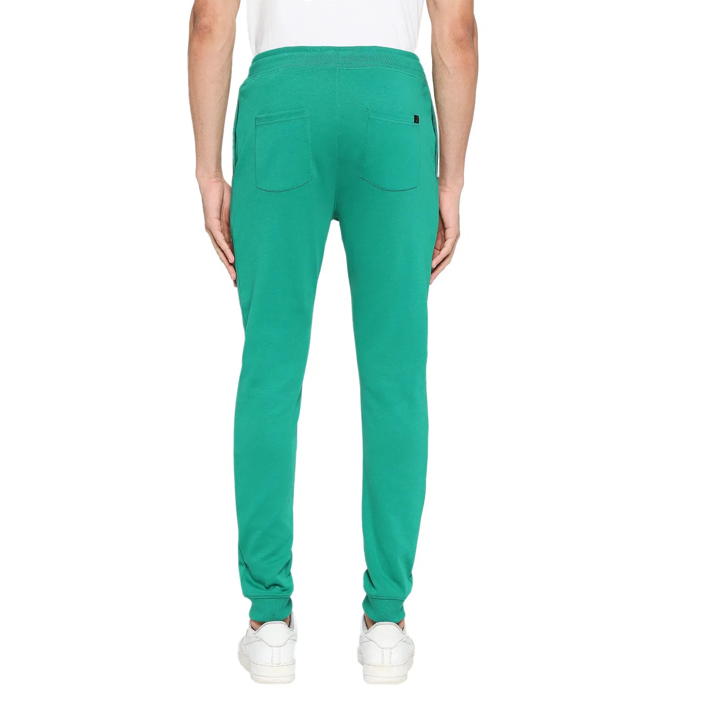Green Regular Fit Track Pants For Men By Being Human Clothing