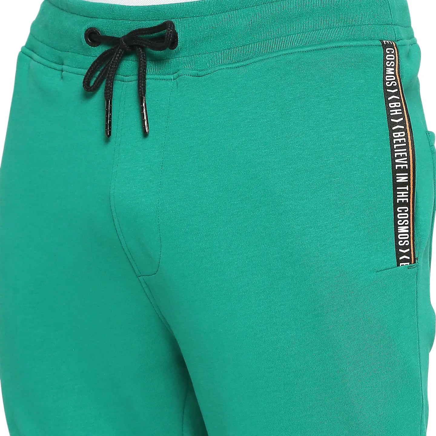 Green Regular Fit Track Pants For Men By Being Human Clothing