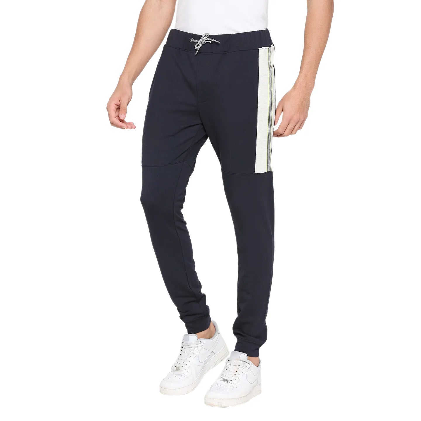 Navy Regular Fit Track Pants For Men By Being Human Clothing