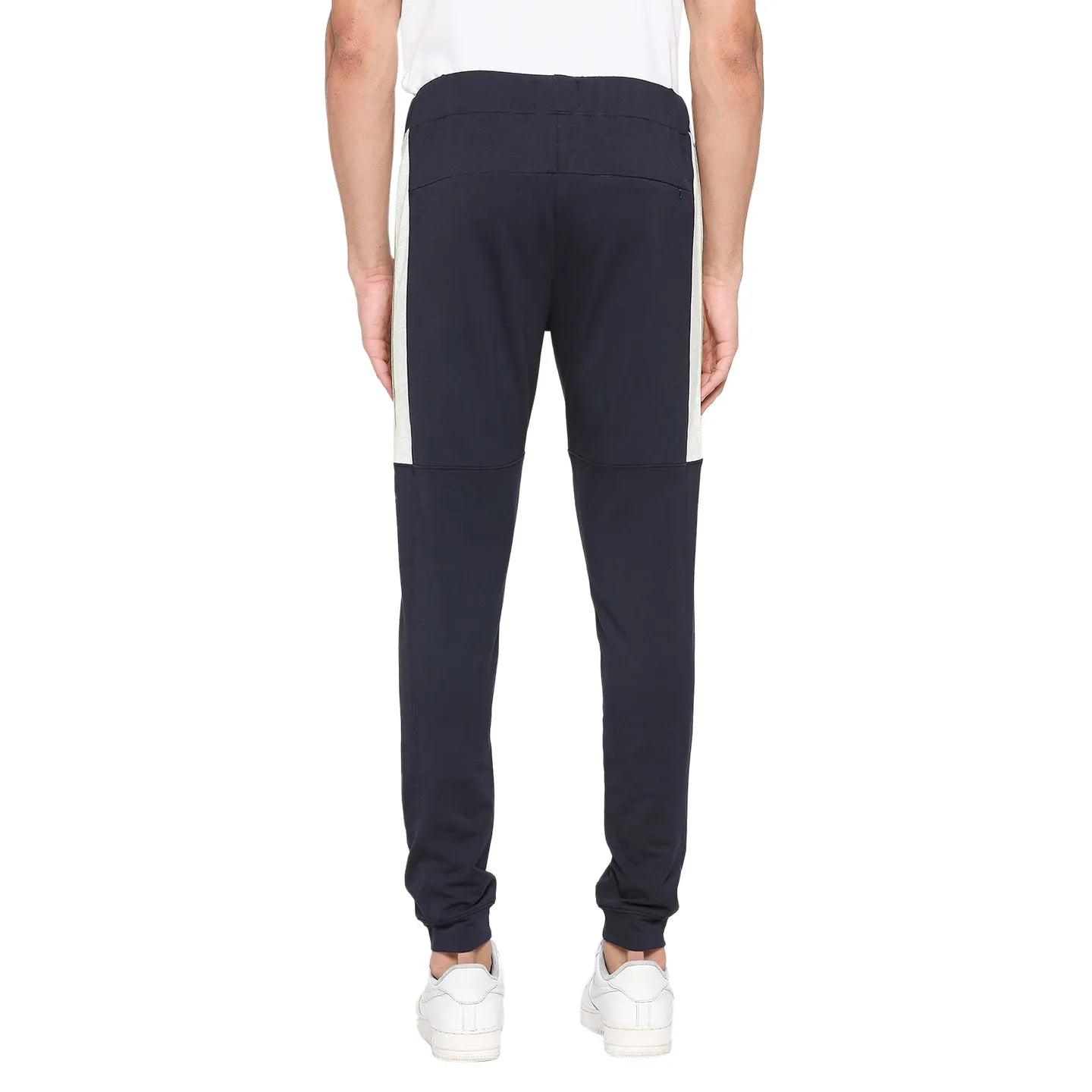 Navy Regular Fit Track Pants For Men By Being Human Clothing
