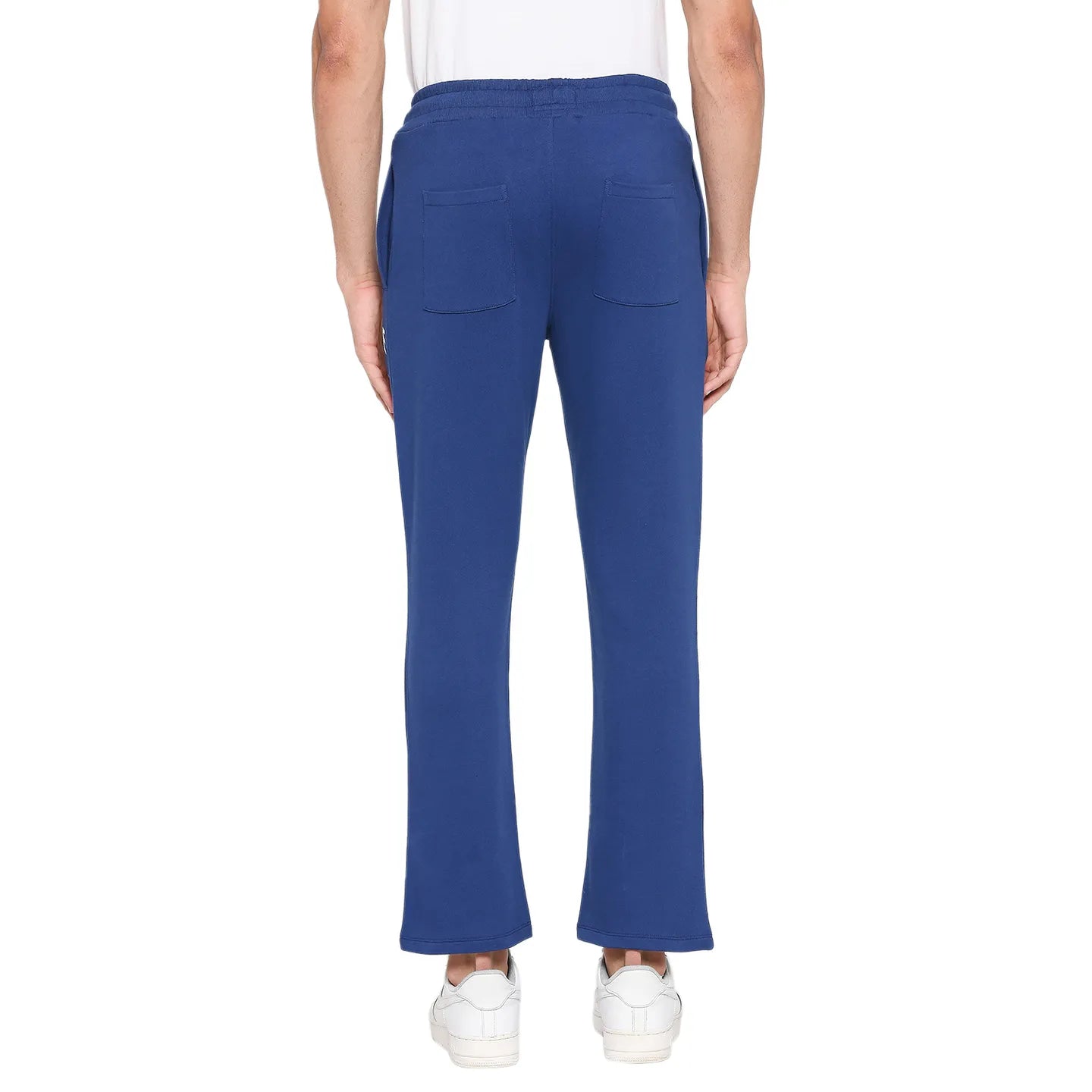 Navy Regular Fit Track Pants For Men By Being Human Clothing