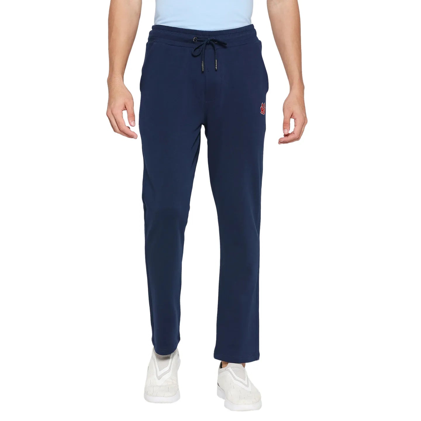 Navy Regular Fit Track Pants For Men By Being Human Clothing