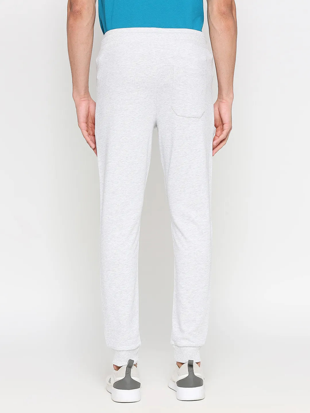 Beige Regular Fit Men's Track Pants by Being Human Clothing