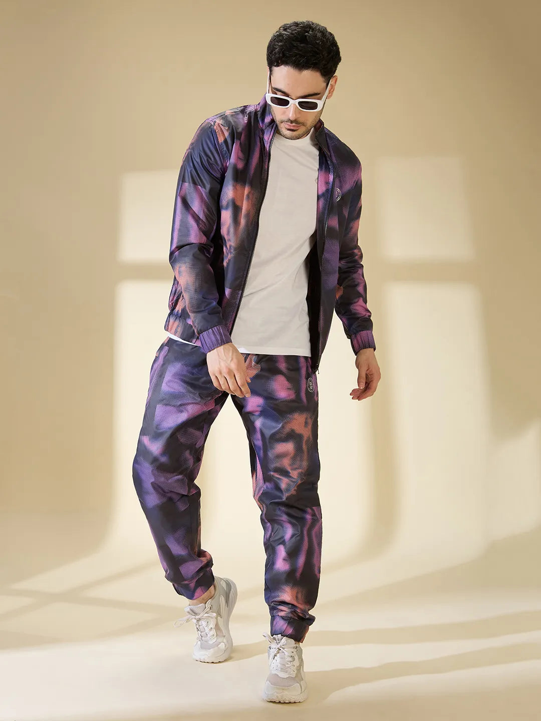 Black Regular Fit Track Pants For Men By Being Human Clothing