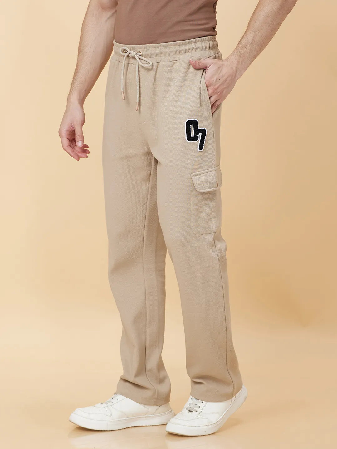 Being Human Clothing Men Regualr Fit Track Pant-Fawn