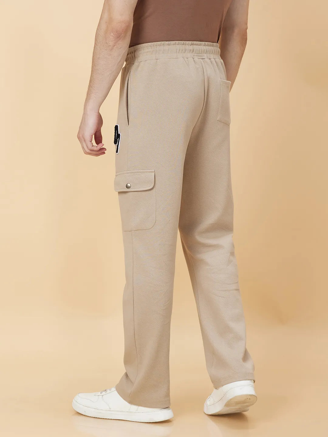 Being Human Clothing Men Regualr Fit Track Pant-Fawn