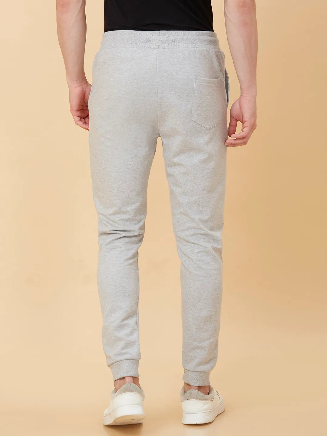 Grey Regular fit Men's Track Pants by Being Human Clothing