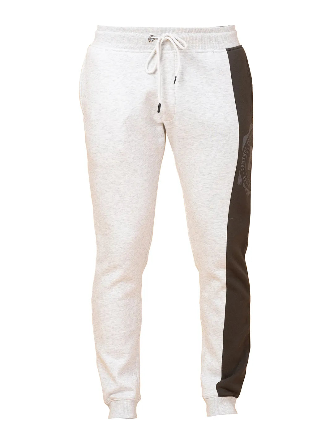 Regular Fit Ecru Melange Track Pants - Being Human clothing