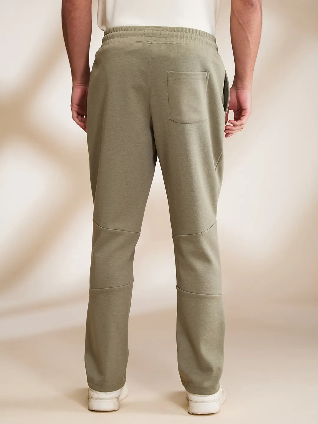 Olive Regular Fit Track Pants For Men By Being Human Clothing