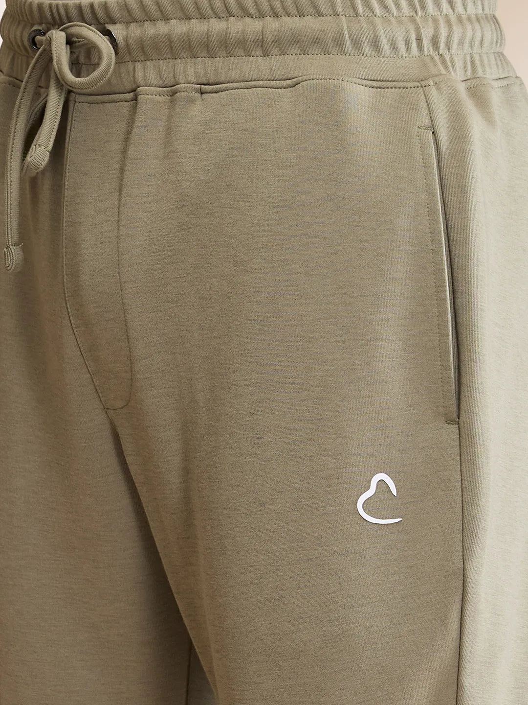 Olive Regular Fit Track Pants For Men By Being Human Clothing