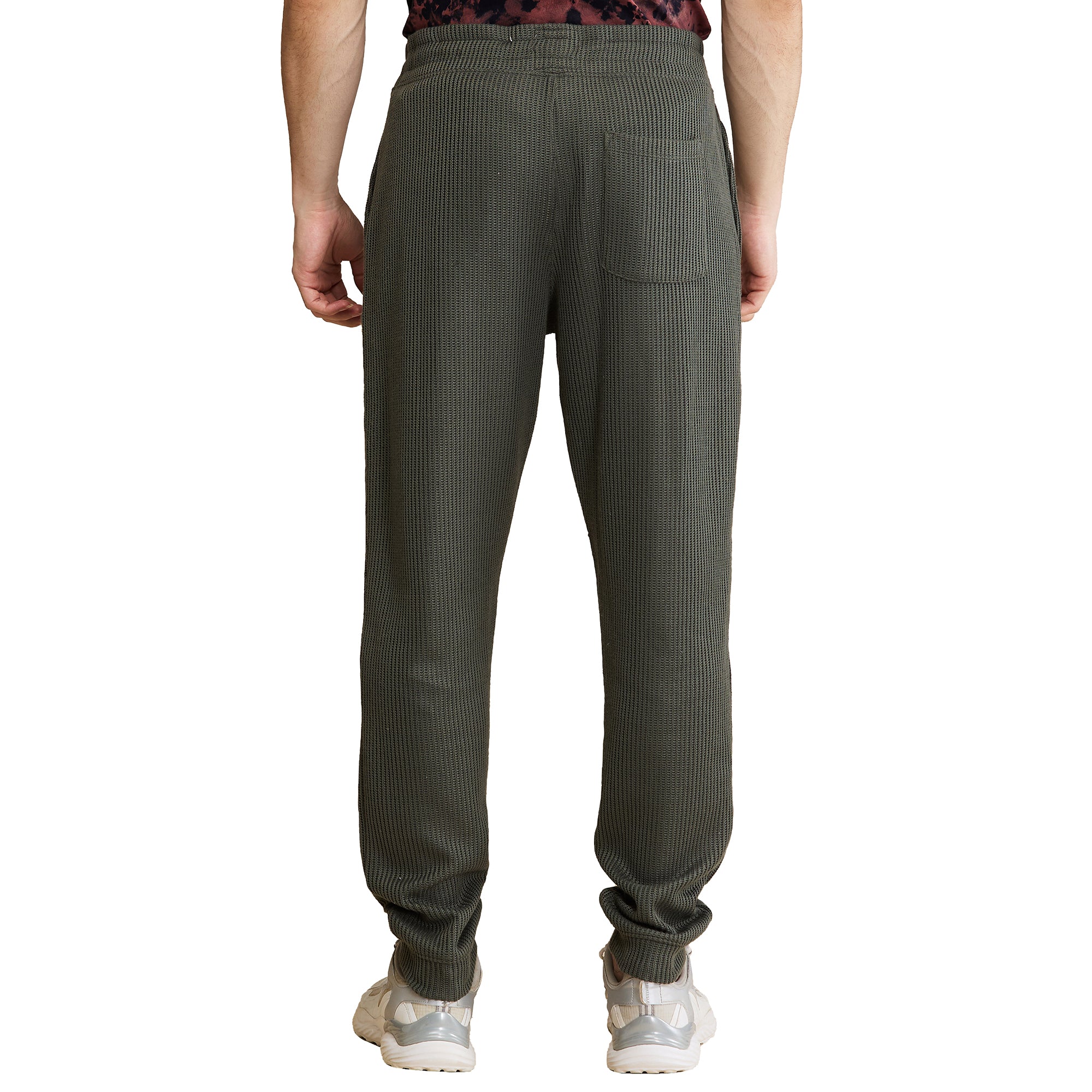 Olive Regular Fit Track Pants For Men By Being Human Clothing