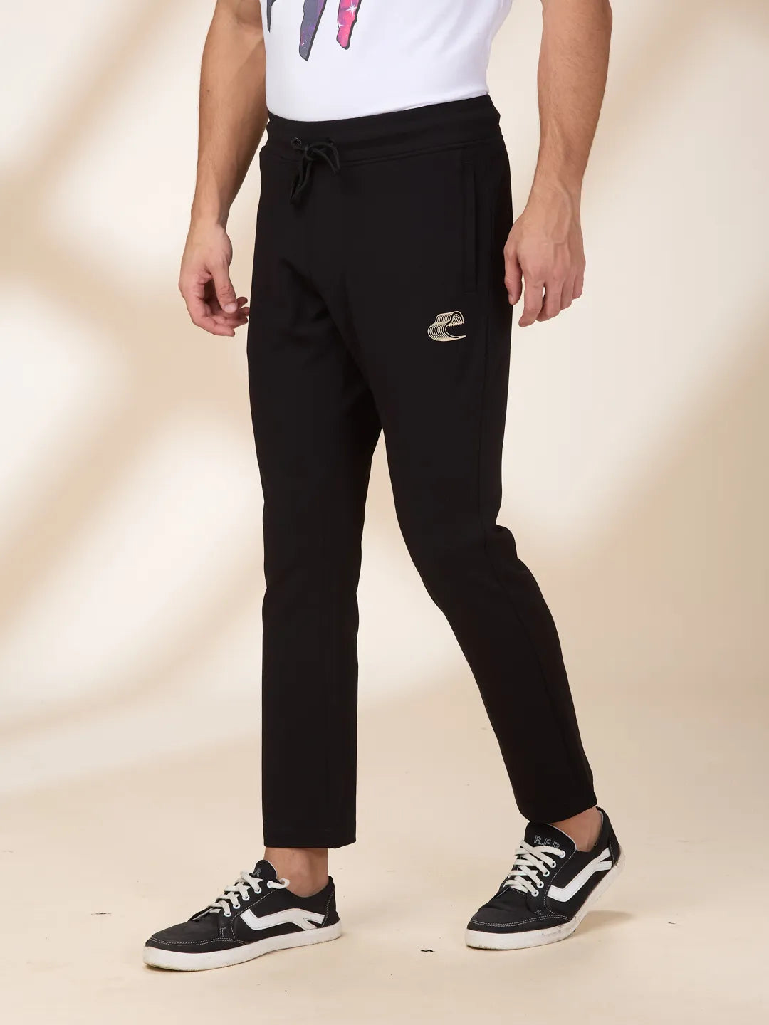 Being Human Clothing Men Black Solid Track