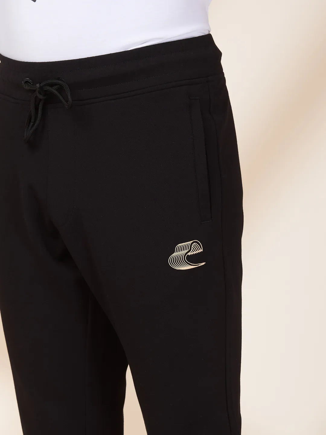 Being Human Clothing Men Black Solid Track