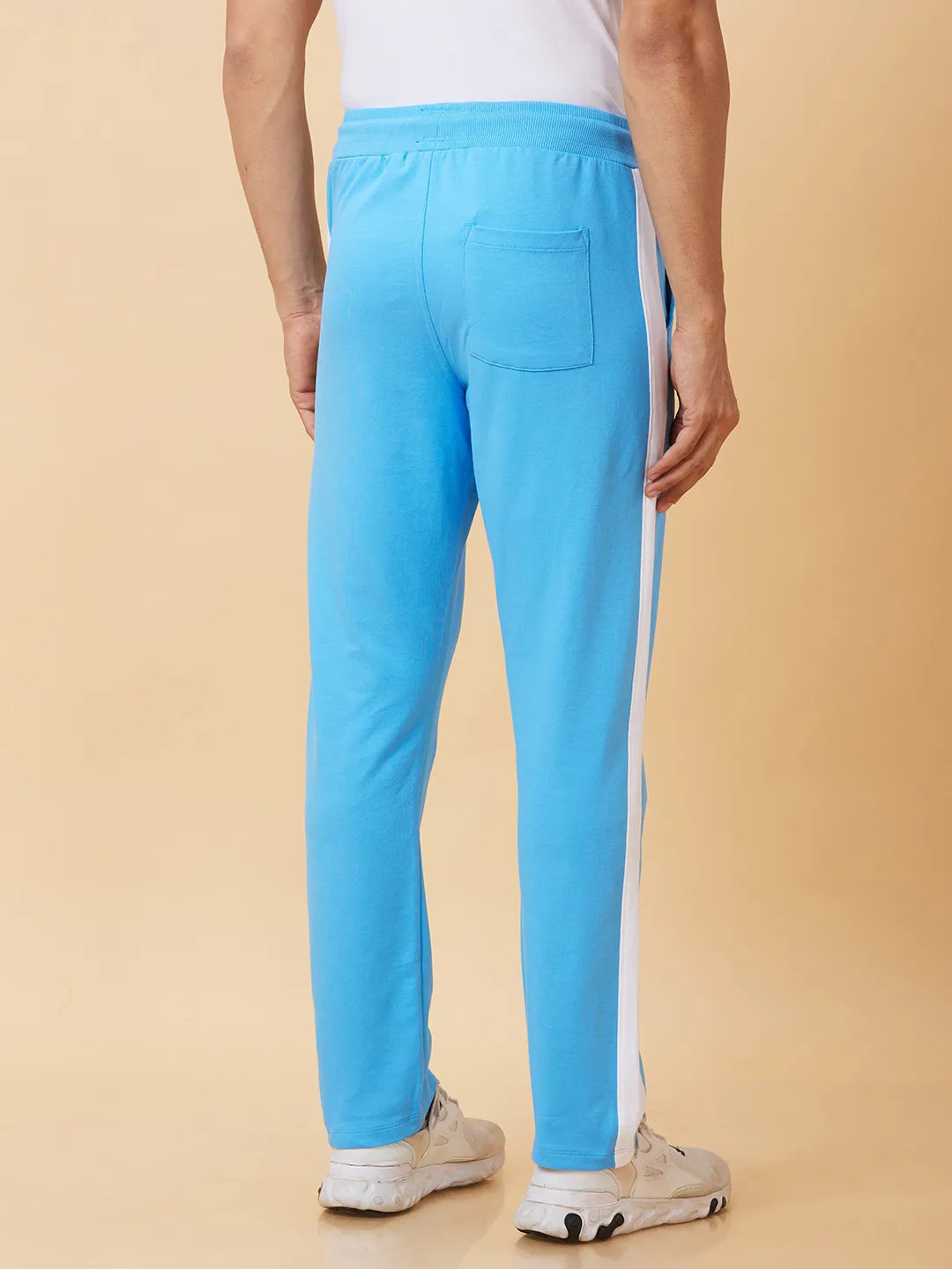 Blue Regular Fit Track Pants For Men By Being Human Clothing