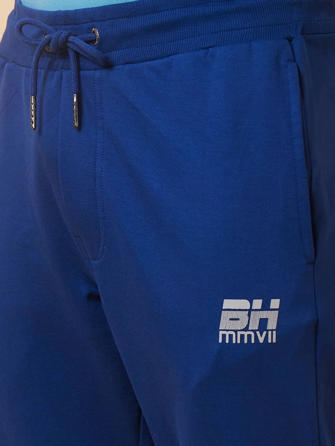 Blue Regular Fit Men's Track Pants by Being Human Clothing