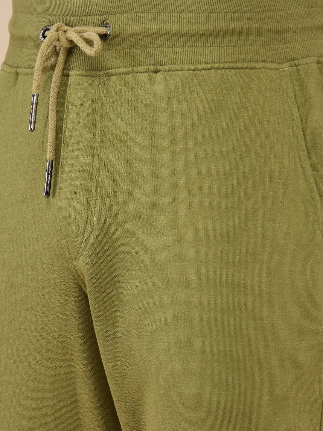Olive Regular fit Men's Track Pants by Being Human Clothing