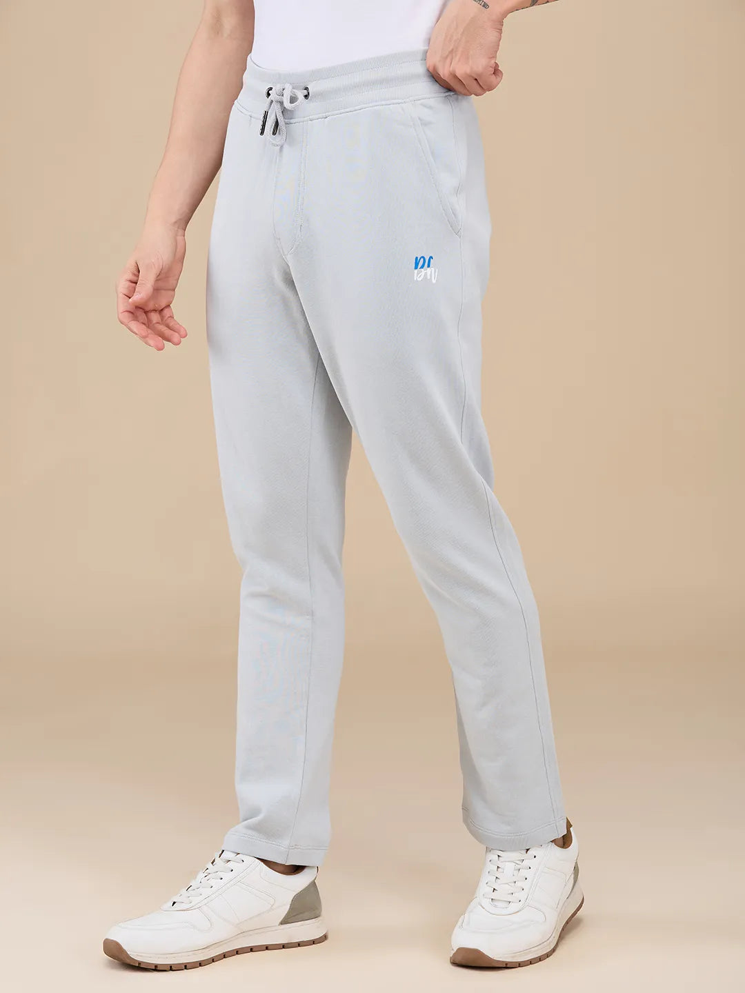 Grey Regular fit Men's Track Pants by Being Human Clothing