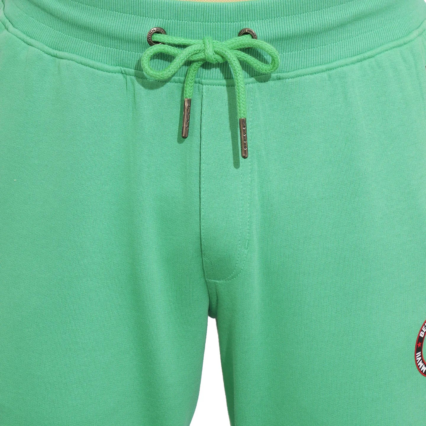 Green Regular fit Men's Track Pants by Being Human Clothing