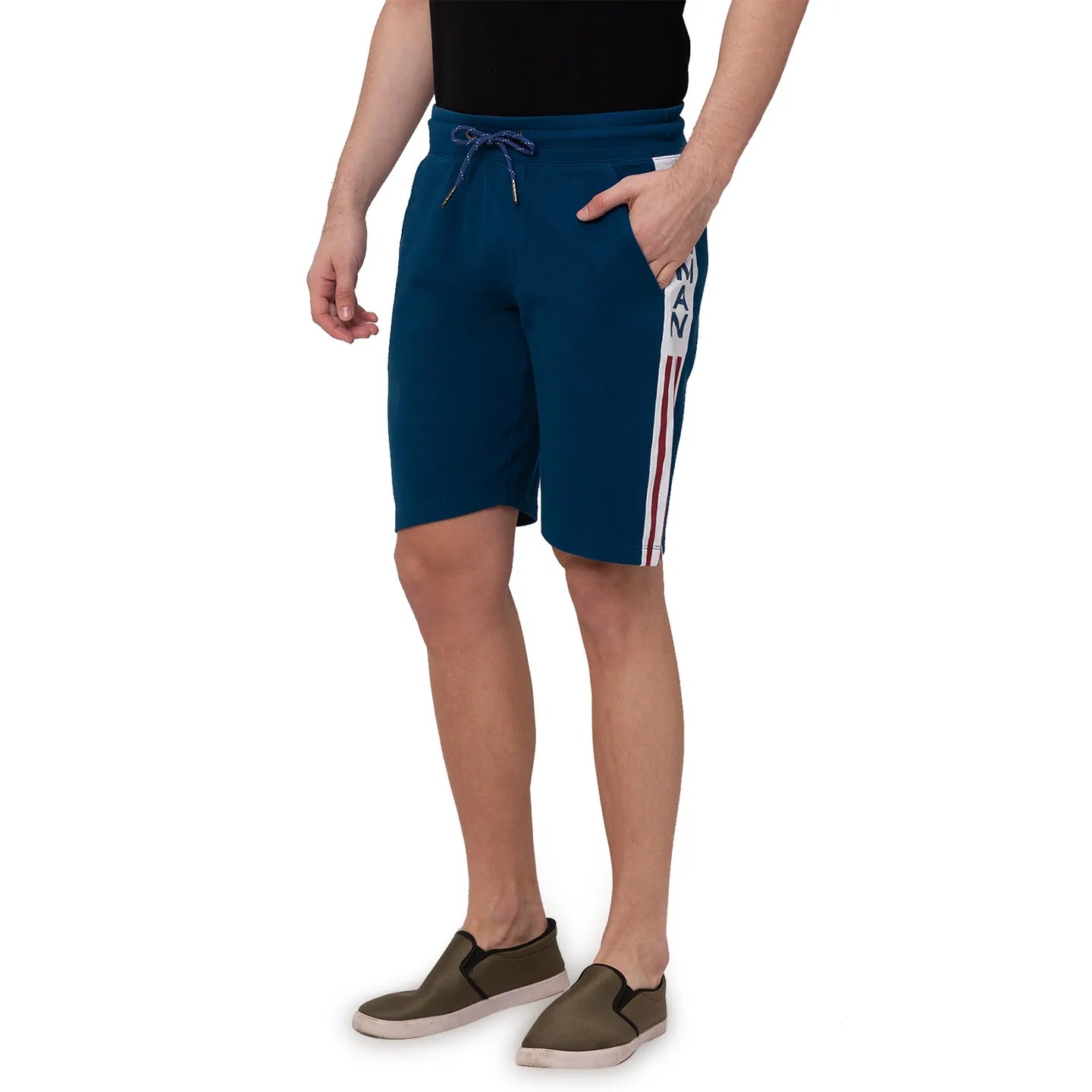 Being Human Clothing Men Regular Fit Shorts-Sailor Blue