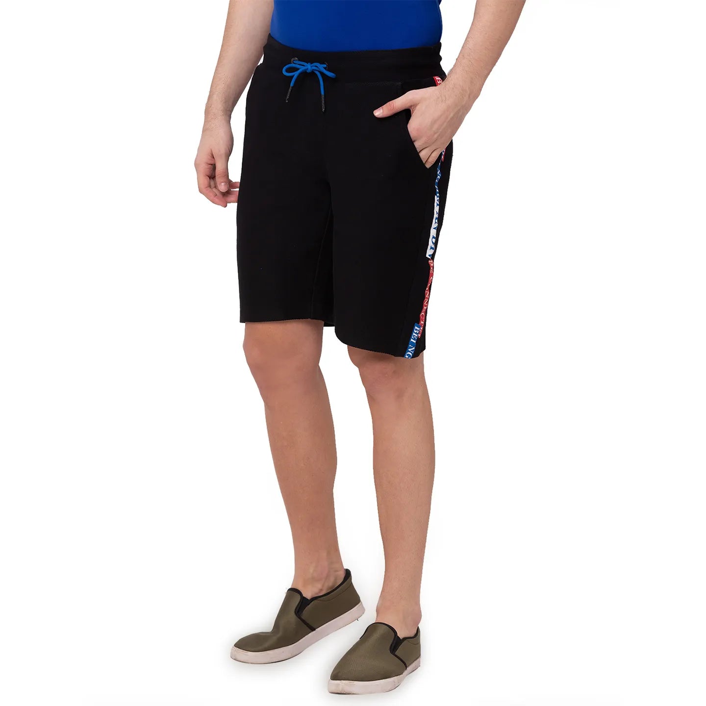 Being Human Clothing Men Regular Fit Shorts-Black