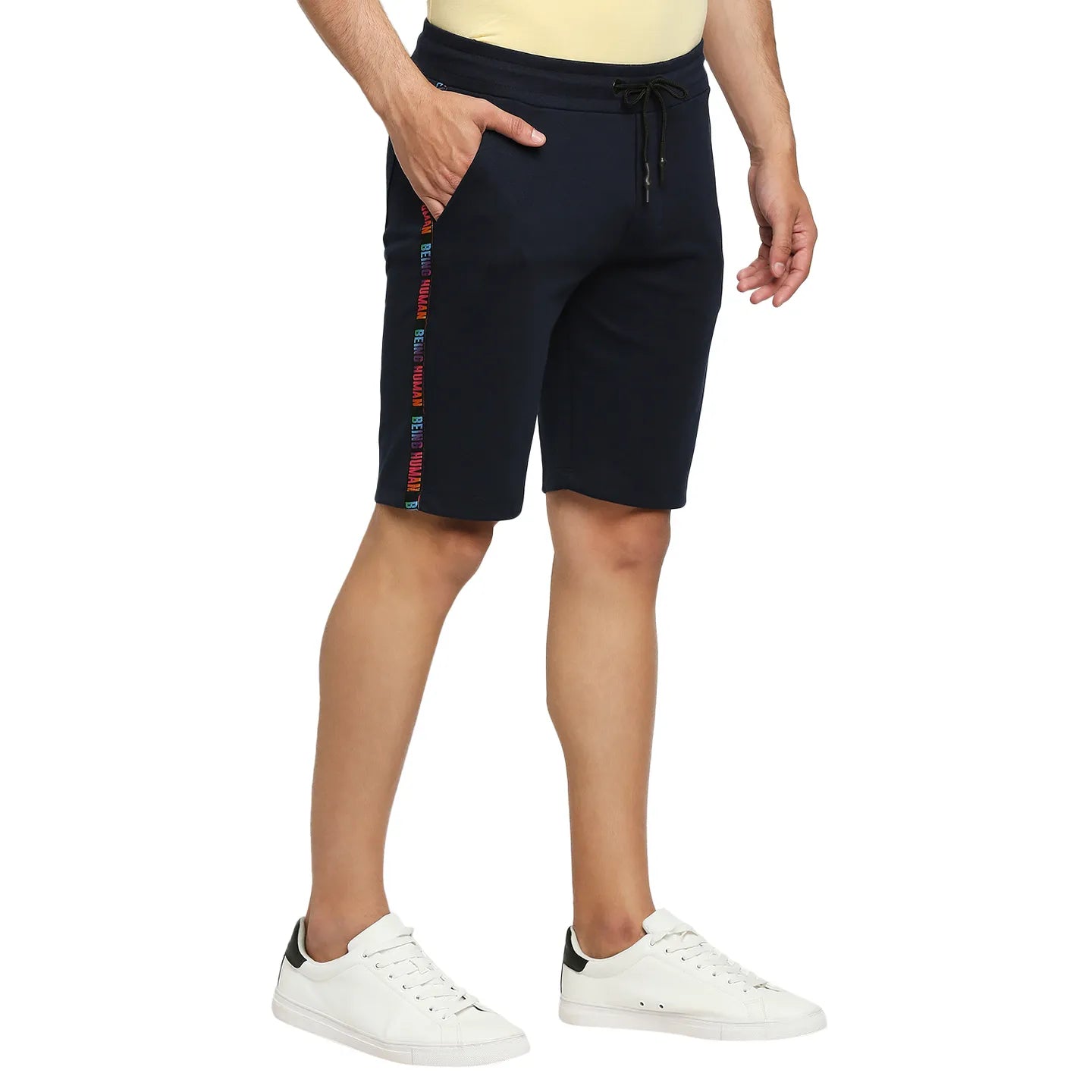 Being Human Clothing Men Regular Fit Shorts-Navy