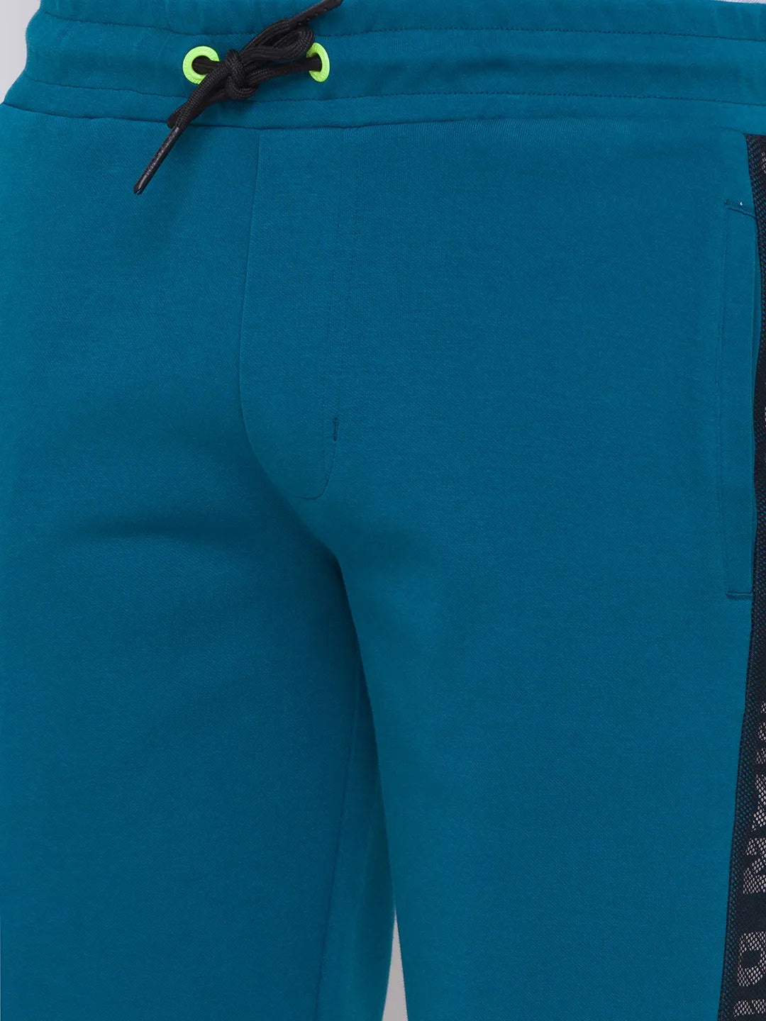 Being Human Clothing Men Regular Fit Shorts-Ocean Blue