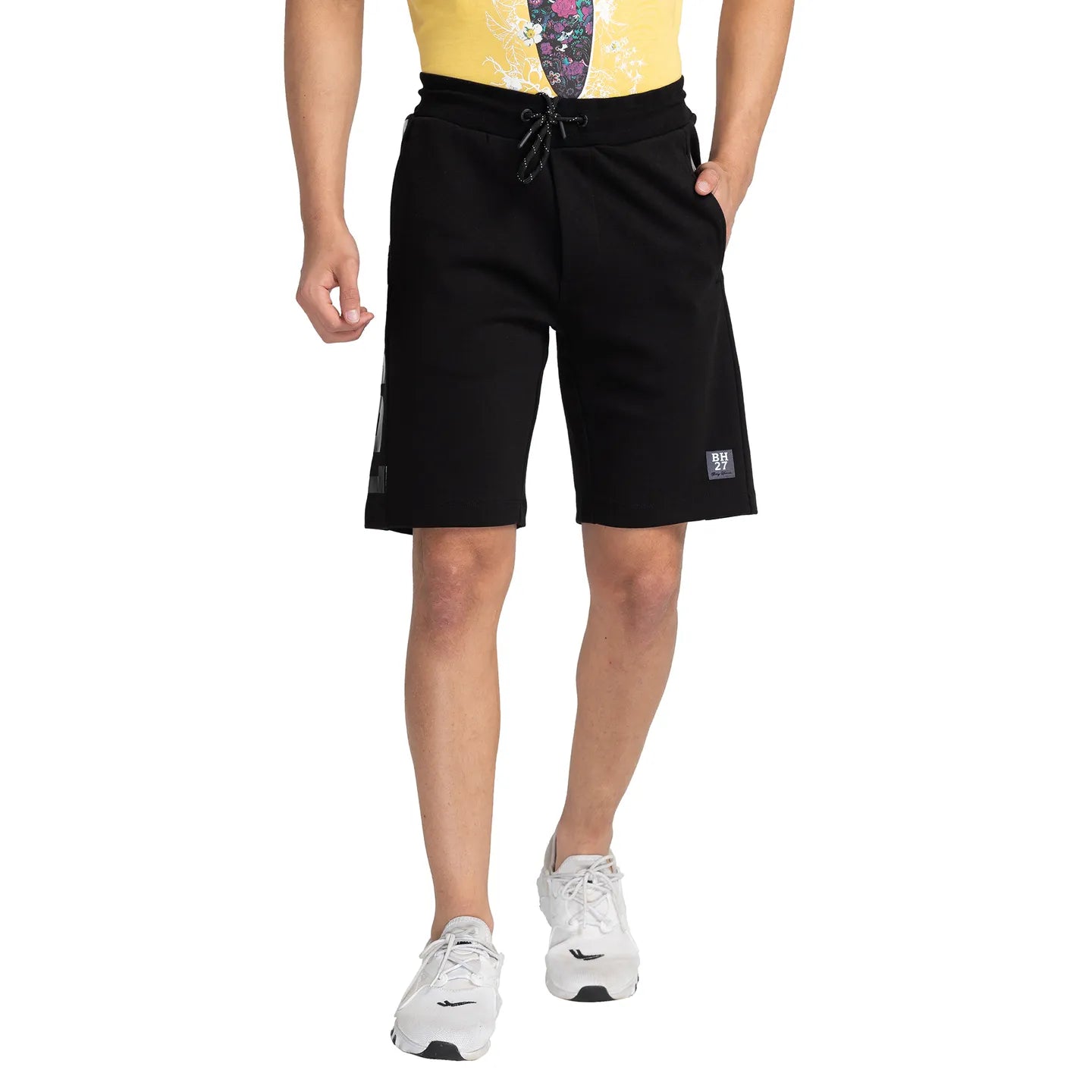 Being Human Clothing Men Regular Fit Shorts-Black