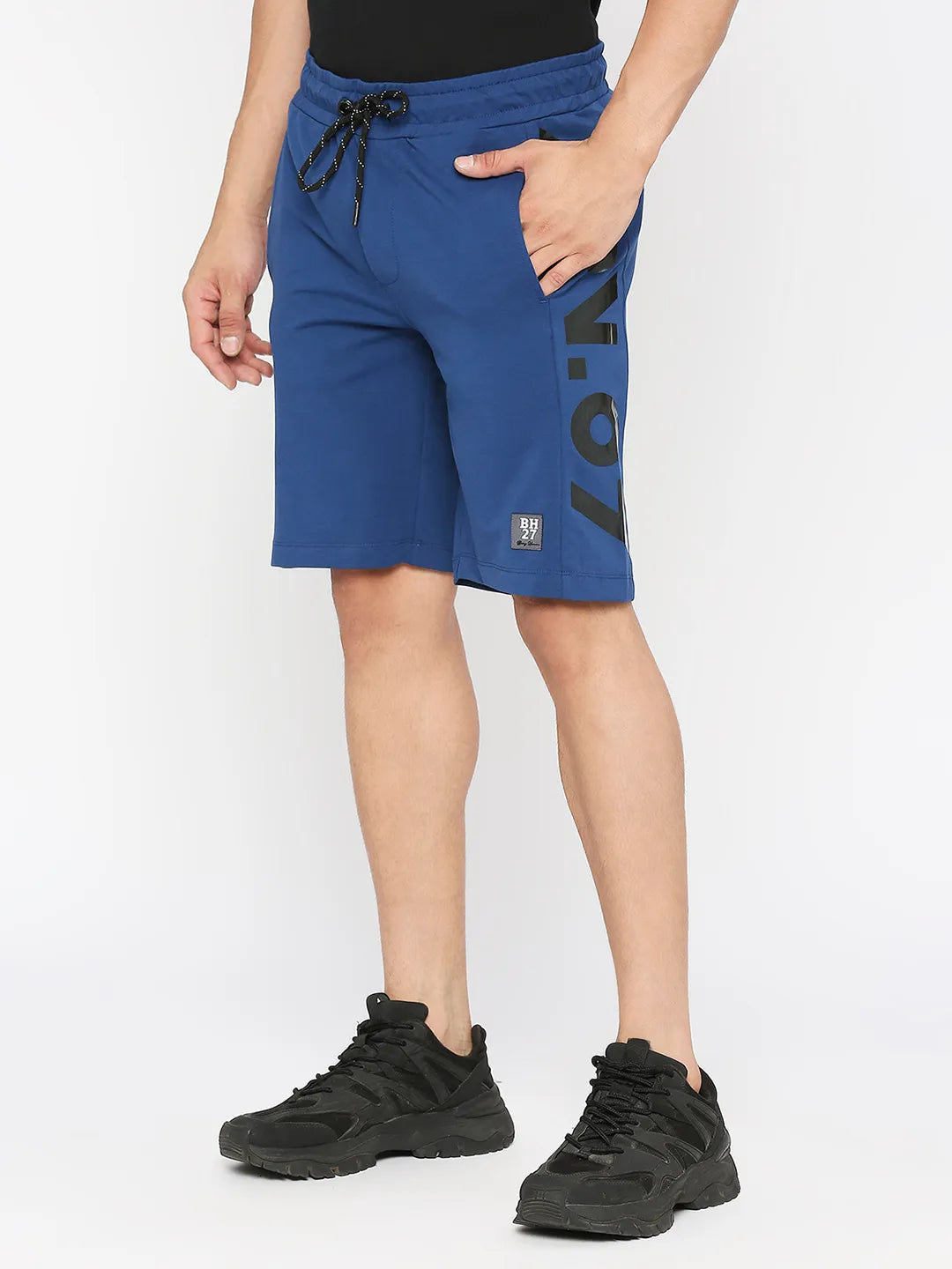 Being Human Clothing Men Regular Fit Shorts-Navy