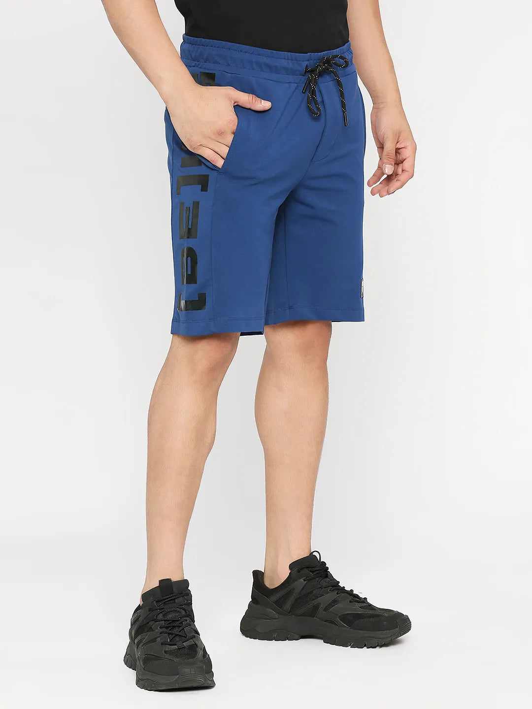 Being Human Clothing Men Regular Fit Shorts-Navy